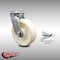 Service Caster 6 Inch Stainless Steel Nylon Swivel Caster with Roller Bearing and Swivel Lock SCC-SS30S620-NYR-BSL - alternate 6